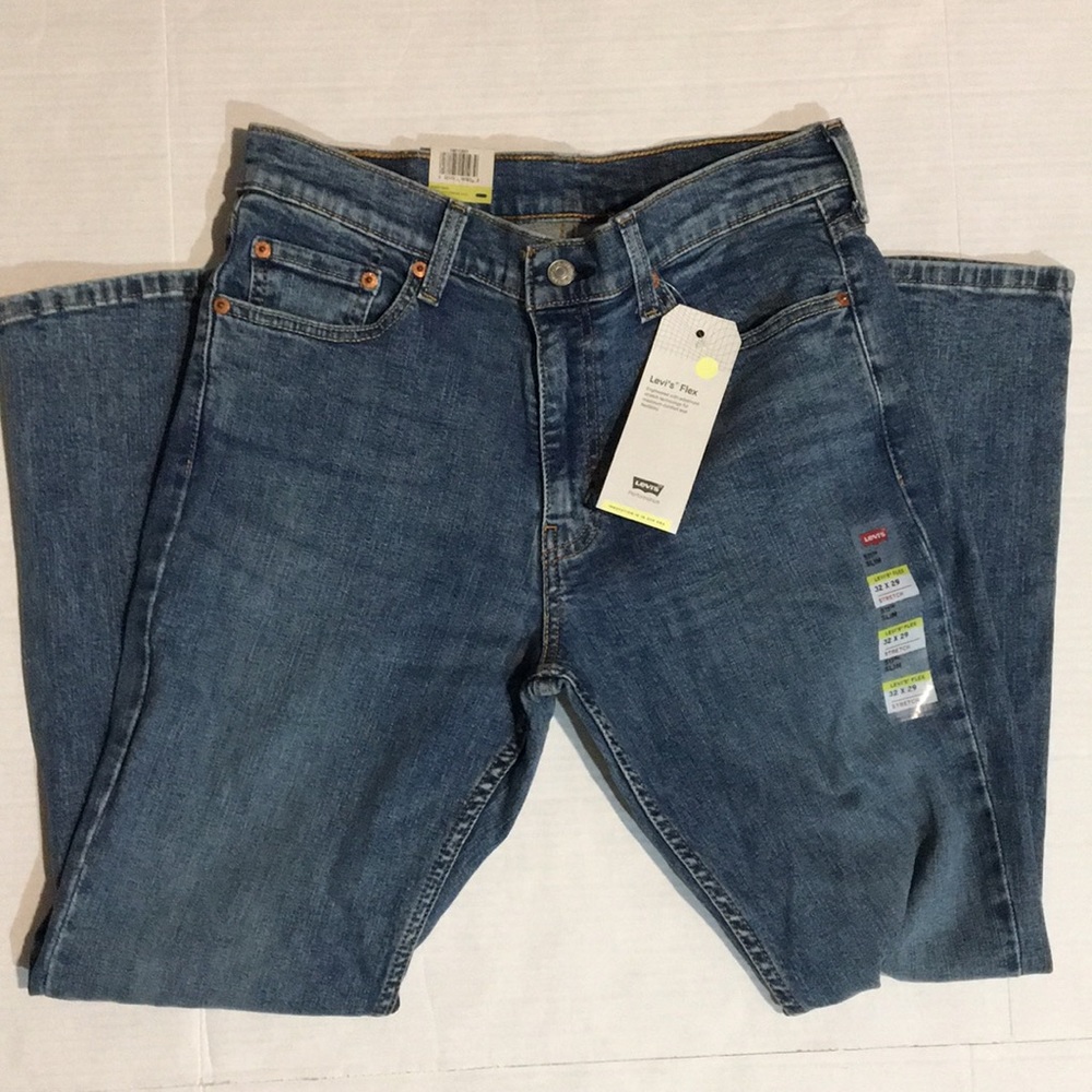 Levi’s Flex 511 Slim Blue Jeans 32x29 Stretch Men’s New